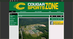 Desktop Screenshot of cougarsportszone.com